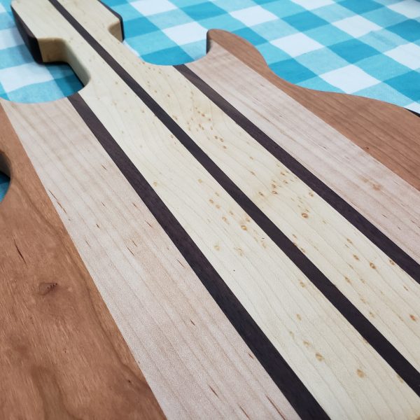 Multi-wood Guitar Serving/Cutting Board - Image 3