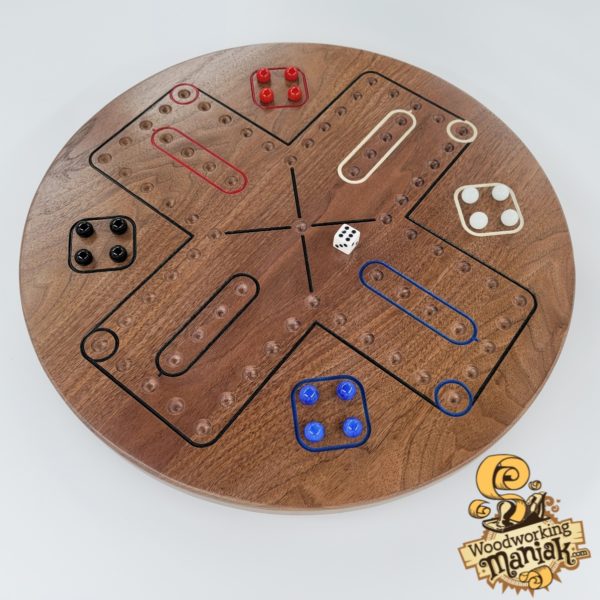 18" 4 Player Wahoo/Aggravation Game Board - Image 6