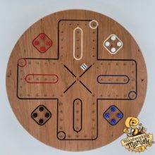 18" 4 Player Wahoo/Aggravation Game Board