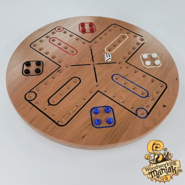 18" 4 Player Wahoo/Aggravation Game Board - Image 2